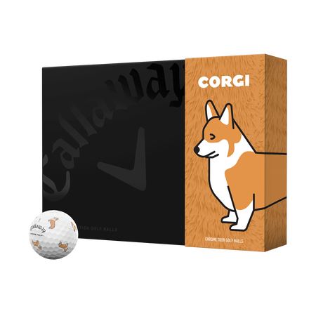 Chrome Tour &laquo;&nbsp;Small Dogs&nbsp;&raquo;&nbsp;: Balles de golf Corgis