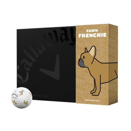 Chrome Tour Small Dogs: Fawn French Bulldog Golfb&auml;lle